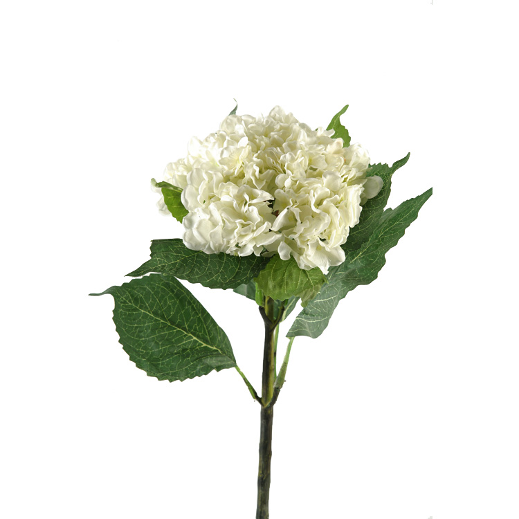 Cream Hydrangea Stem - FL1992 - D&W Silks