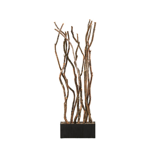 7' Dragon Wood Screen in Rectangle Planter - 114065