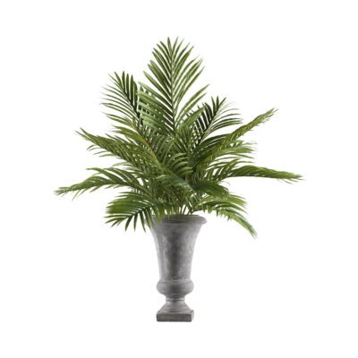 Hawaiian Palm Fronds in Small Vasque Planter - 174016