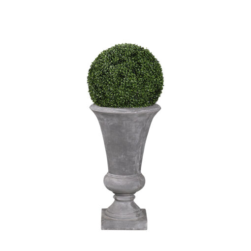 Boxwood Ball in Large Vasque Planter - 317410