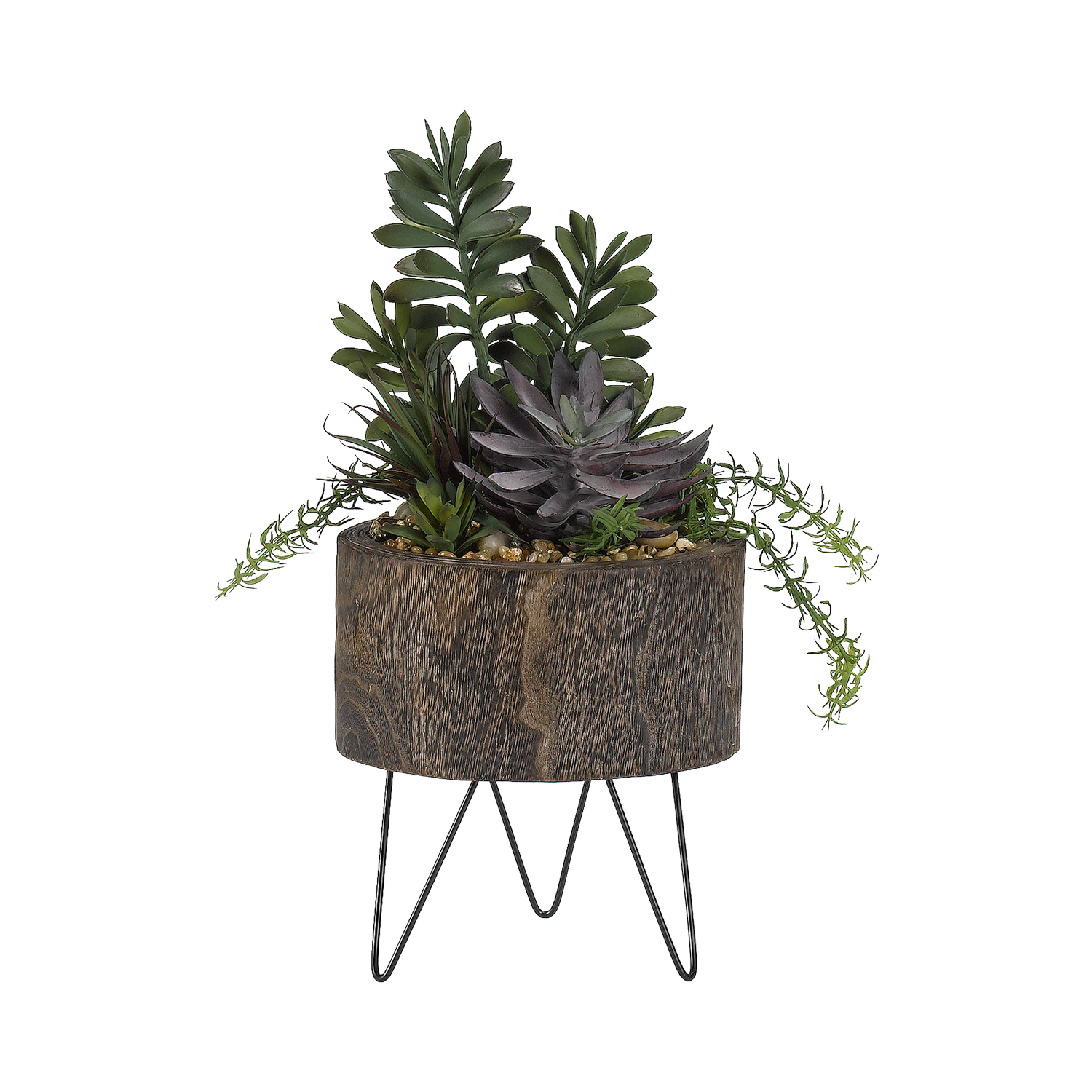 Jade Plants, Yucca & Succulents in Clayton Planter - 189054