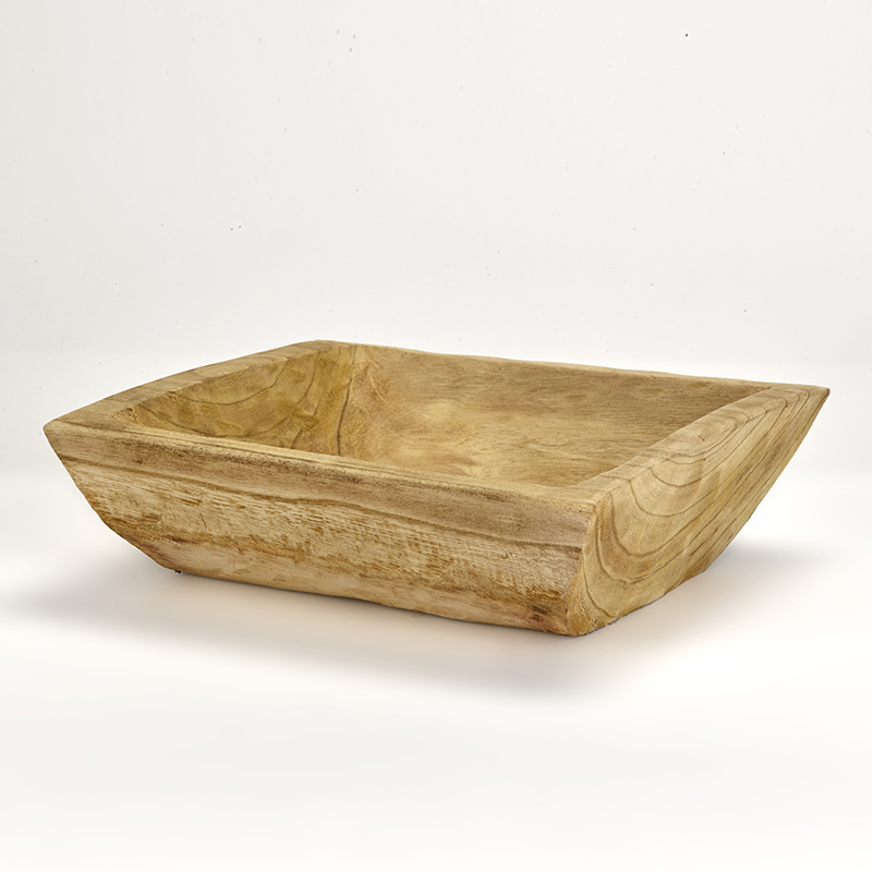 Square Wooden Bowl D W Silks Square Wooden Bowl