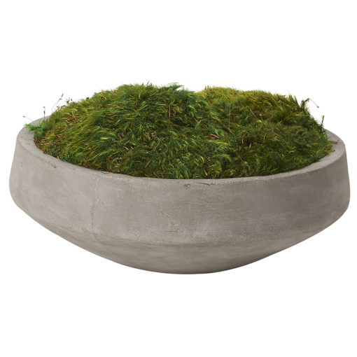 Preserved Mood Moss in Newport Bowl - 197025