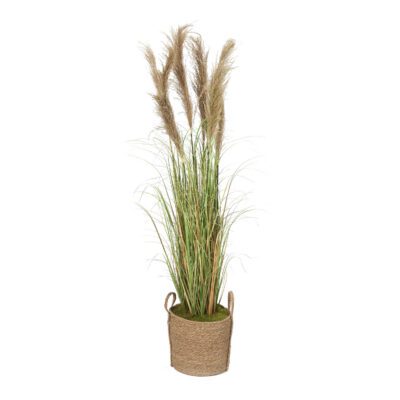 Reed Grass in Wyatt Basket 6' - 319905