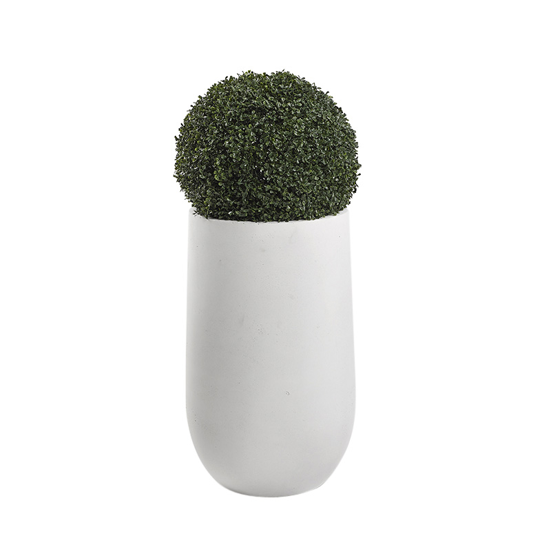 50" Boxwood Ball in Large Quinn Planter - 319403
