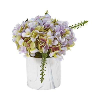 Lavender Hydrangeas in Small Cora Vase - 201018