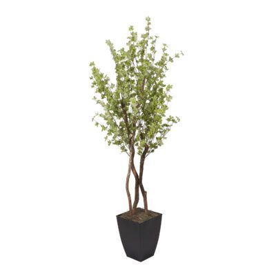 Star Leaf Tree in Cardinal Planter 7' - 320104