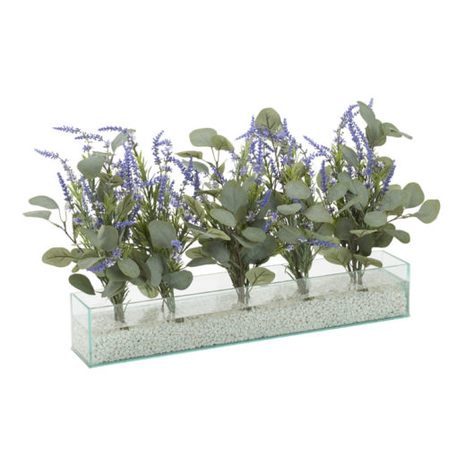 Lavender and Eucalyptus in Medium Aquaria Vase - 212003