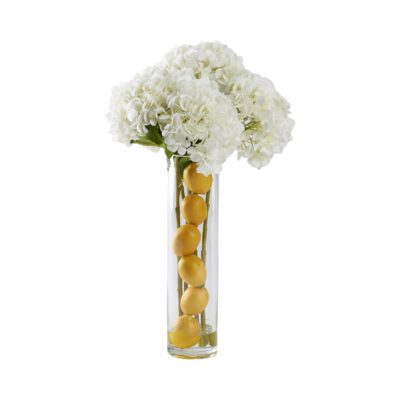 Hydrangeas with Lemon in Cillian Vase - 212215