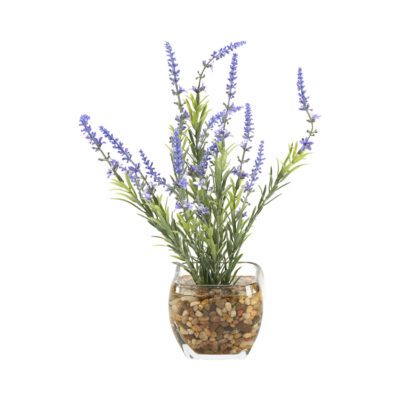 Lavender in Bevel Vase - 212243