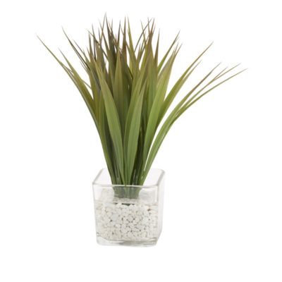 Wild Grass in Tealight Vase - 212251