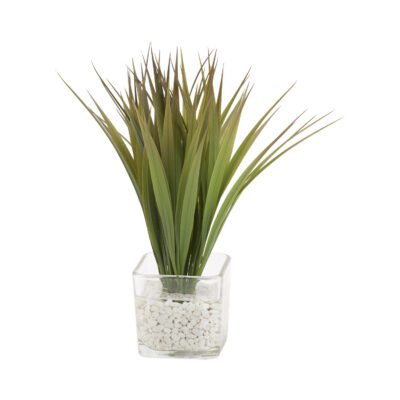 Wild Grass in Tealight Vase - 212251