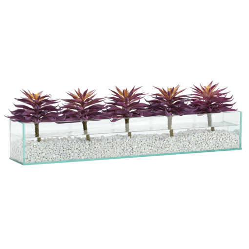 Purple Stem  in Medium Aquaria Vase - 212270