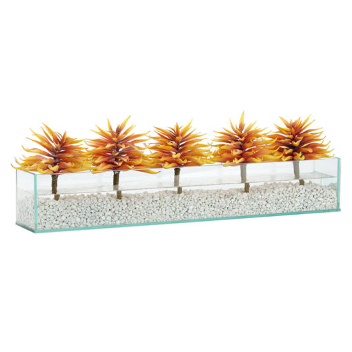 Orange Stem  in Medium Aquaria Vase - 212272