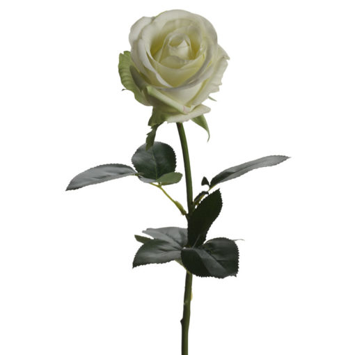 White Natural Touch Rose Stem - FL2518