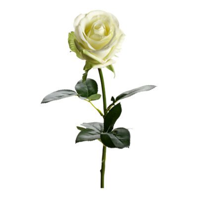 White Natural Touch Rose Stem - FL2518