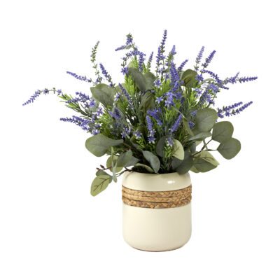 Lavender & Eucalyptus in Medium Gemma Planter - 224016