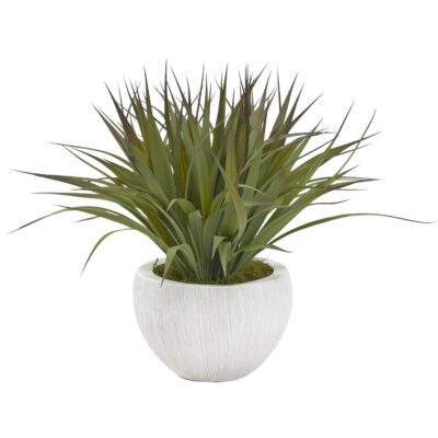 Plastic Grass in Small Ezra Vase - 229003