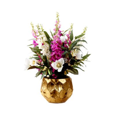 Delphiniums and Magnolias in Felix Planter - 236011