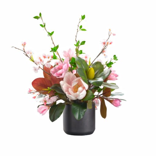Cherry Blossom and Magnolias in Medium Kendall Pot - 239020