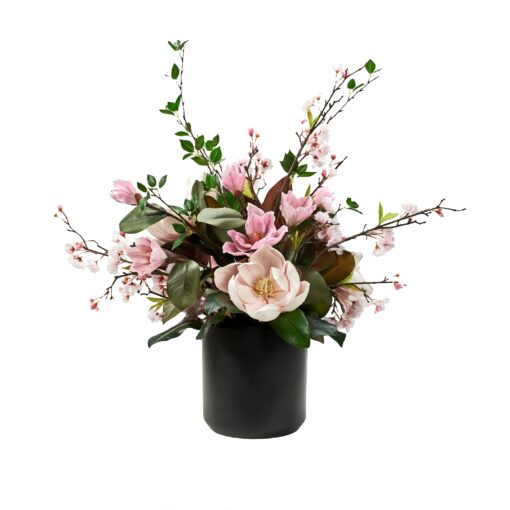 Magnolias and Cherry Blossoms in Large Kendall Pot - 239021