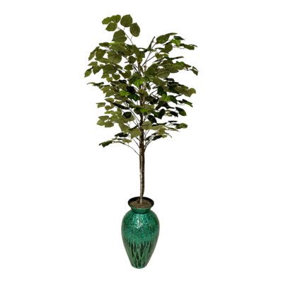 Mulberry Tree in Bamboo Spun Vase 5.5' - 7240104