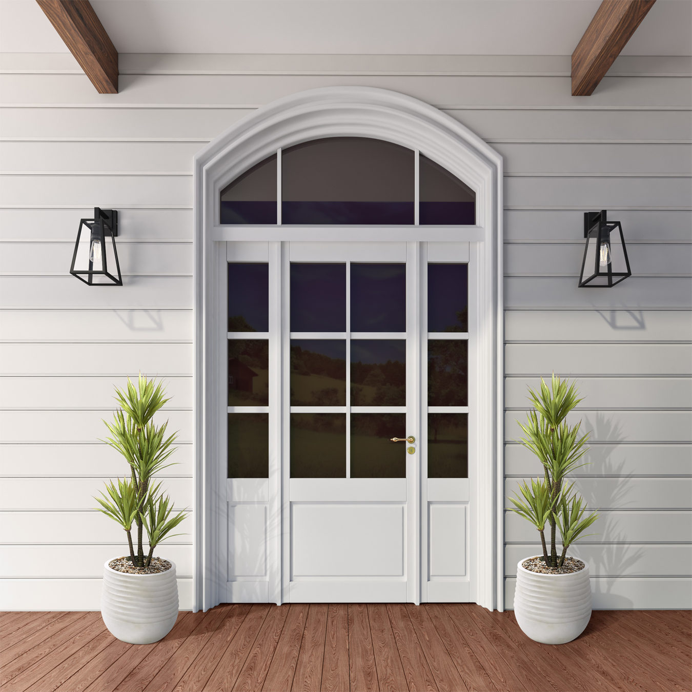 Yucca Tree in Mariella Planter 4.3' - 909-3049 - Image 2