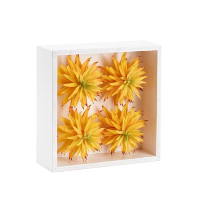 Yellow Wall Hanging Single Stem Succulents - 212111