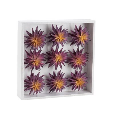 Large Wall Hanging Purple Single Stem Succulents - 212115