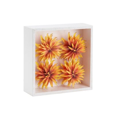 Wall Hanging Orange Single Stem Succulents - 212116