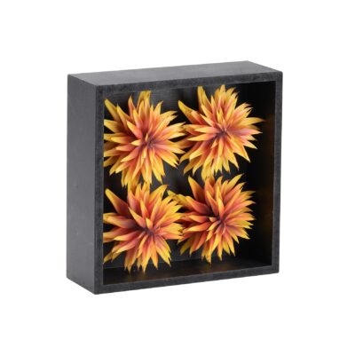 Wall Hanging Orange Single Stem Succulents - 212118