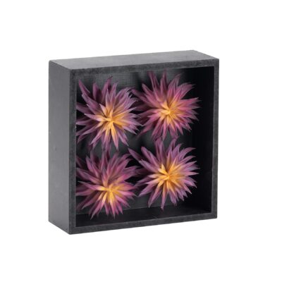 Wall Hanging Purple Single Stem Succulents - 212122