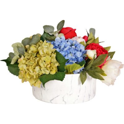 Peonies, Hydrangeas & Roses in Cora Bowl - 234008