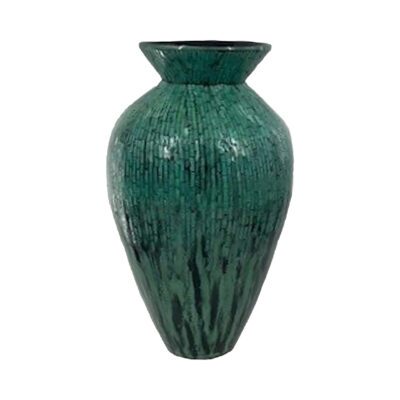 Bamboo Spun Vase - Teal - CT2186