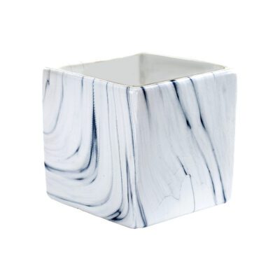 Cora Vase - White Small Square - CT2787