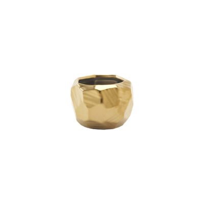 Flintstone Planter - Gold, Small