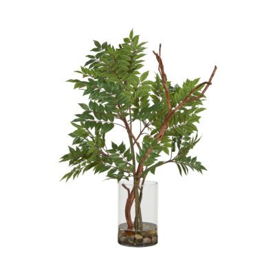 Ailanthus & Tiger Wood in Rowan Vase - 254001