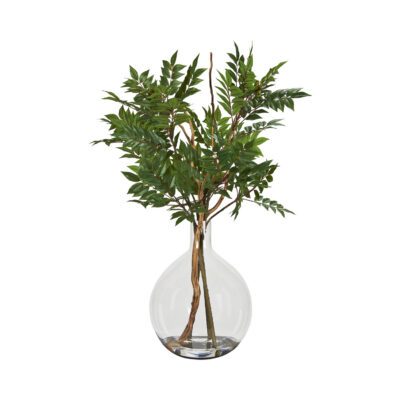 Ailanthus & Tiger Wood in Baylor Vase - 254002