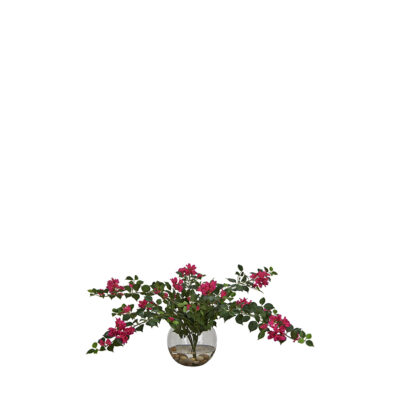 Bougainvillea Spray in Bubble Bowl