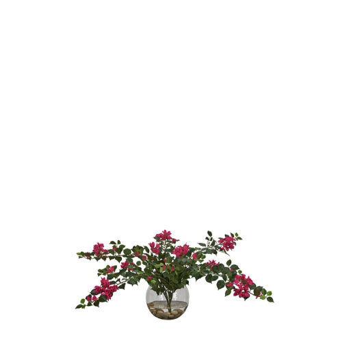 Bougainvillea Spray in Bubble Bowl