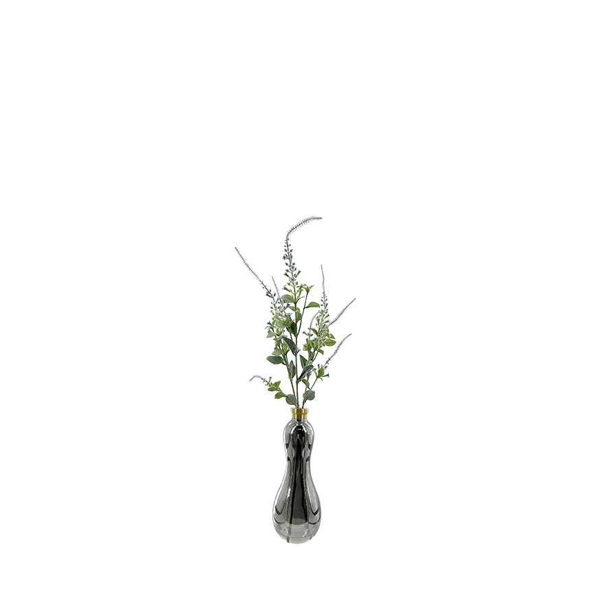 Lavender Sprays in Tinted Hourglass Vase - 7256003