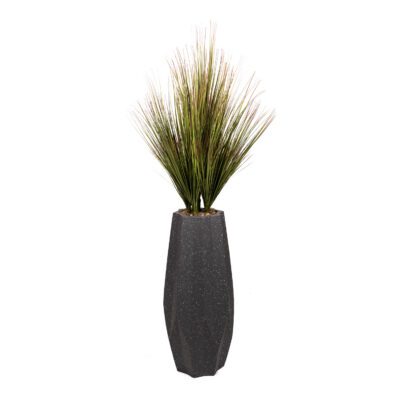 Green/Brown Onion Grass in Jamison Planter