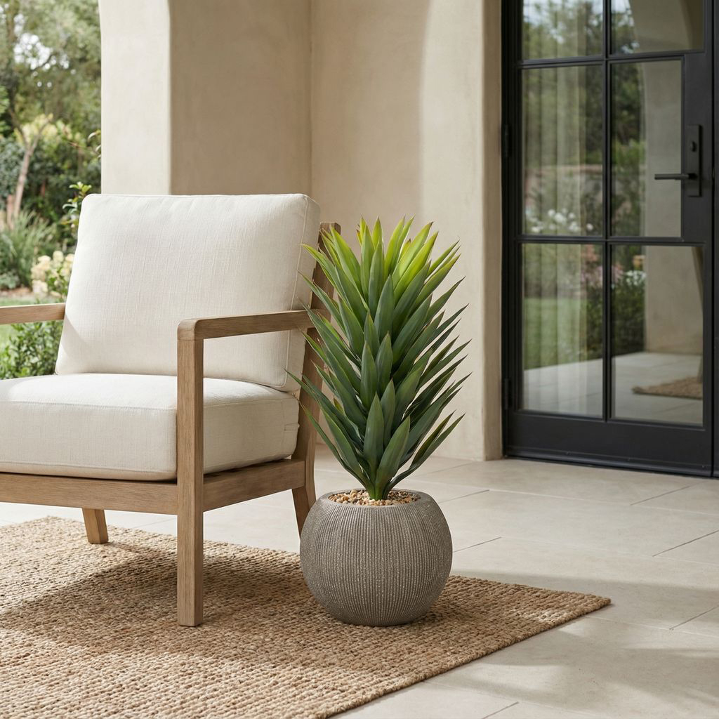 Sisalana Agave in Cement Finish Orbis - 1028-3143 - Image 2