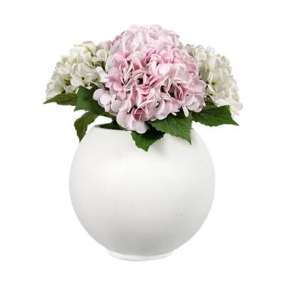Real Touch Hydrangeas in Porter Planter