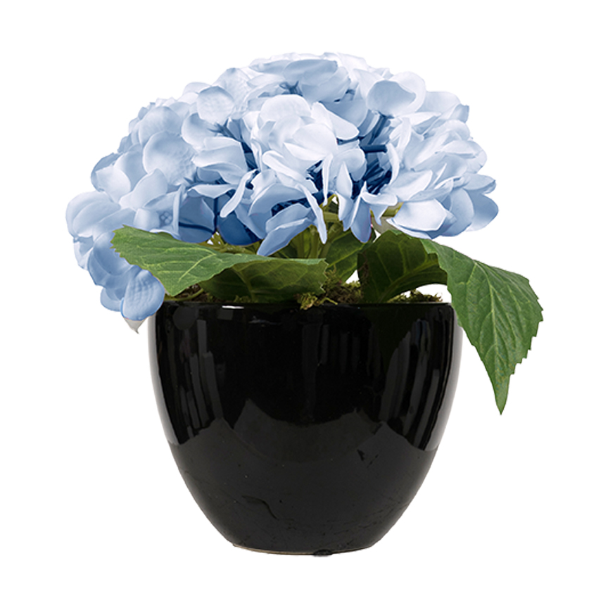 Real Touch Hydrangeas in Taylor Planter - Image 2