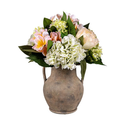 Frangipanis, Hydrangeas, Peonies & Snowball Sprays in Legacy Urn - 264015