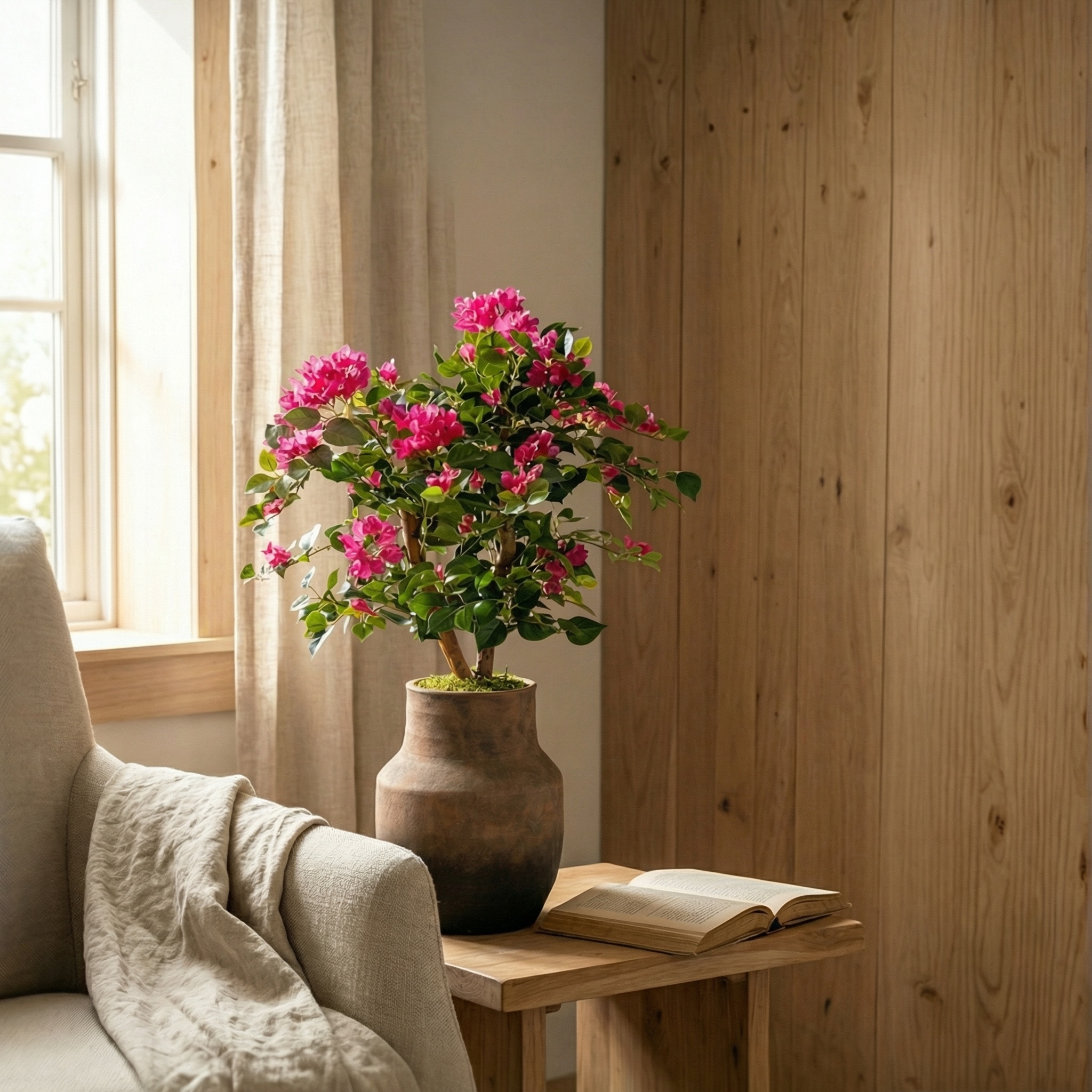 Bougainvillea Spray & Dragonwood in Desert Bloom Planter - 264022 - Image 2
