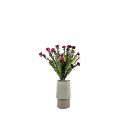 Pink Wild Flowers in Blakley Vase - 7264016