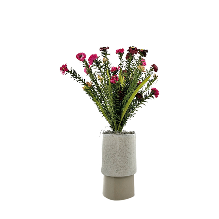 Pink Wild Flowers in Blakley Vase - 7264016 - Image 2
